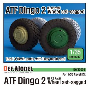 画像1: DEF.MODEL[DW35053]ドイツ ATF ディンゴ2 自重変形タイヤ（レベルキット用） (1)