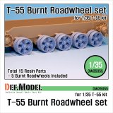 DEF.MODEL[DW35055]T-55 燃え尽きたロードホイール（1/35 T-55キット用）