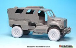 画像4: DEF.MODEL[DW35064]アメリカ MRAP M-プロ 自重変形タイヤセット（キネティック用）