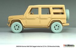 画像12: DEF.MODEL[DW35184]1/35 現用 ドイツ ウルフSSA 自重変形タイヤセット(2) フロントグリル/ブレーキ付(ネバーランドホビー用)