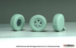 画像4: DEF.MODEL[DW35184]1/35 現用 ドイツ ウルフSSA 自重変形タイヤセット(2) フロントグリル/ブレーキ付(ネバーランドホビー用)