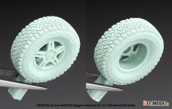 画像5: DEF.MODEL[DW35184]1/35 現用 ドイツ ウルフSSA 自重変形タイヤセット(2) フロントグリル/ブレーキ付(ネバーランドホビー用)