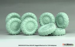 画像2: DEF.MODEL[DW35185]1/35 現用 イスラエル エイタン8x8装甲兵員輸送車 自重変形タイヤセット(1) ミシュランXMLタイヤ(ホビーボス用)