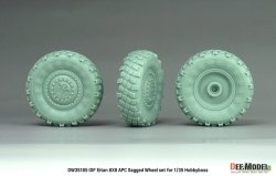 画像5: DEF.MODEL[DW35185]1/35 現用 イスラエル エイタン8x8装甲兵員輸送車 自重変形タイヤセット(1) ミシュランXMLタイヤ(ホビーボス用)