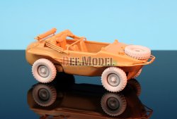 画像3: DEF.MODEL[DW48001]1/48 シュビムワーゲン ワイドタイヤ コンチネンタル 自重変形タイヤ（タミヤ用1/48）