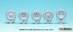 画像2: DEF.MODEL[DW48006]1/48 アメリカ GMC CCKW タイヤセット（タミヤ用1/48）