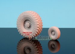 画像4: DEF.MODEL[DW72002]1/72 M977 HEMETT XZL 自重変形タイヤ（アカデミー用1/72）