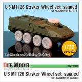 DEF.MODEL[DW72003]1/72 M1126 ストライカー ICV 自重変形タイヤ（アカデミー用1/72）