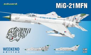 画像1: エデュアルド [EDU84128]1/48 MiG-21MFNウィークエンドエディシ (1)