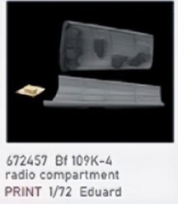 画像1: エデュアルド[EDU672457]1/72 Bf109K-4 無線室 (エデュアルド用)