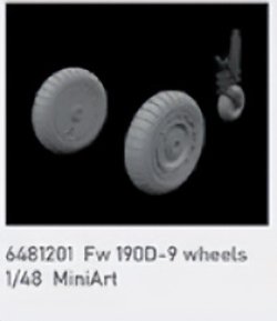 画像1: エデュアルド[EDU6481201]1/48 Fw190D-9 ホイール (ミニアート用)