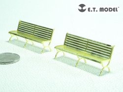 画像1: E.T.MODEL[J35-017]1/35 一般型パークベンチタイプ1