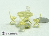 E.T.MODEL[J35-020]1/35 一般型ダイニングテーブル・チェア タイプ2