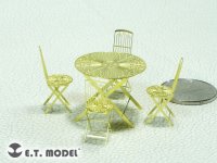E.T.MODEL[J35-020]1/35 一般型ダイニングテーブル・チェア タイプ2