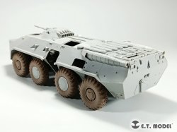 画像6: E.T.MODEL[P35-113]1/35 ロシアBTR-80用自重変形タイヤセットナロー型(トランペッター用)