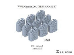 画像1: E.T.MODEL[P35-242]1/35 WWIIドイツ20Lジェリカンセット(各社キット対応)