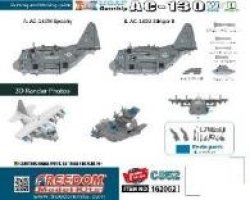 画像3: フリーダムモデルキット[FRE162052]コンパクトシリーズ：AC-130W/Uガンシップ 米空軍 「2 in 1」