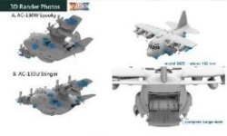 画像5: フリーダムモデルキット[FRE162052]コンパクトシリーズ：AC-130W/Uガンシップ 米空軍 「2 in 1」