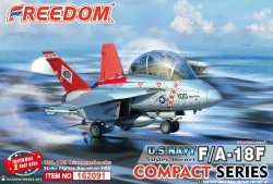 画像1: フリーダムモデルキット[FRE162091]コンパクトシリーズ：米海軍 F/A-18F スーパーホーネット 複座型 「VFA-102 ダイアモンドバックス」