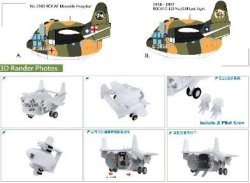 画像2: フリーダムモデルキット[FRE162048]コンパクトシリーズ： C-119 フライング・ボックスカー  台湾空軍 アース迷彩　