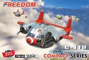 画像1: フリーダムモデルキット[FRE162049]コンパクトシリーズ： C-119 フライング・ボックスカー  米空軍 (1)