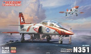 画像1: フリーダムモデルキット[FRE18022]1/48 米海軍 VTXTS プロジェクト N351練習機  "What If" (もしも) バージョン (1)