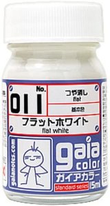 ガイアノーツ[011]フラットホワイト　つや消し