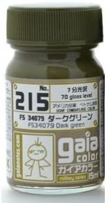 ガイアノーツ[215]ダークグリーンFS34079　7分光沢