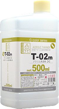 ガイアノーツ[T-02m]　アクリル系溶剤(大)　500ｍｌ