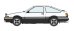 画像13: ハセガワ[HC71]1/24 トヨタ スプリンター トレノ AE86 GT APEX 前期型 （1983） (13)