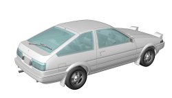 画像15: ハセガワ[HC71]1/24 トヨタ スプリンター トレノ AE86 GT APEX 前期型 （1983）