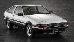 画像7: ハセガワ[HC71]1/24 トヨタ スプリンター トレノ AE86 GT APEX 前期型 （1983）