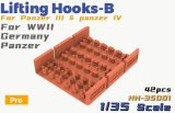 HEAVY HOBBY[HH-35001]Lifting Hooks-B For Panzer III & Panzer IV For WWII Germany Panzer