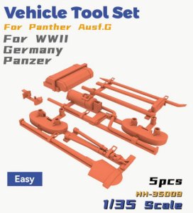 画像1: HEAVY HOBBY[HH-35009]Vehicle Tool Set For Panther Ausf.G For WWII Germany Panzer (1)