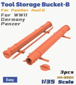 画像1: HEAVY HOBBY[HH-35011]Tool Storage Bucket-B For Panther Ausf.G For WWII Germany Panzer