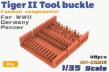 HEAVY HOBBY[HH-35012]Tiger II Tool Buckle Common Components For WWII Germany Panzer