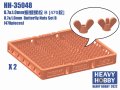 HEAVY HOBBY[HH-35048]0.7&1.1mm Butterfly Nuts Set B (470 pieces)