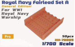 画像1: HEAVY HOBBY[HH-70005]Royal Navy Fairlead Set A General Edition For WWI Royal Navy Warship