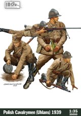 IBG[IBG35050]1/35 ポーランド軍 1939年 ウーラン騎兵 セット (4体入) (武装パーツ付)