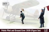IBG[IBG32006]1/32 ポーランド空軍 1939年 パイロット &整備兵セット (3体入)