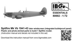 画像2: IBG[IBG80002]1/72 スピットファイア Mk.Vb 1941〜1943年(後期風防) エッセンシャルエディション
