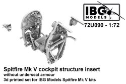 画像1: IBG[IBG72U090]1/72 スピットファイア Mk.V コックピット (操縦席下防弾板無し) (IBG用)