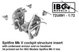 IBG[IBG72U091]1/72 スピットファイア Mk.V コックピット (操縦席下防弾板付) (IBG用)