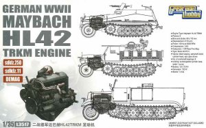 画像1: ライオンロア[L3517] 1/35 WWII ドイツ マイバッハ HL42 TUKRMエンジン（Sd.Kfz.10、11、250他用） (1)
