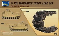 画像1: リッチモデル[RCA3502] 1/35 M109自走砲用T-136型可動キャタピラ