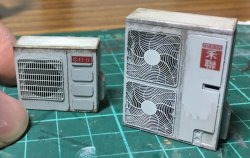 画像3: 自由人[No.3501002]1/35　エアコン室外機セット(サイズ4種類各1個計4個入)
