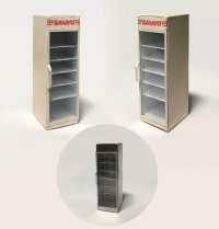 自由人[No.3501013]1/35　飲料用冷蔵ショーケース(ラベルデカール付)