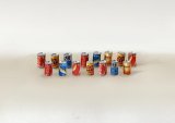 自由人[No.3501017]1/35　飲料用アルミ缶16個セット(ラベルデカール付)