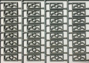 画像1: 自由人[No.3502004]1/35　装飾用コンクリートブロックタイプC 青海波 (32個入) (1)