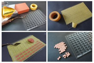 画像1: 自由人[No.3502013]1/35　アクリル製枠型 I型レンガ形 (1)